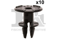 Clip, decorative/protective strip