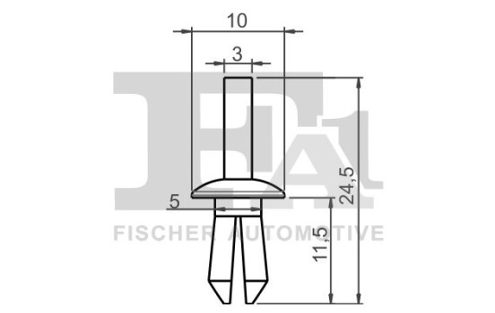Clip, decorative/protective strip, Image 2