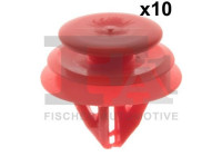 Clip, decorative/protective strip