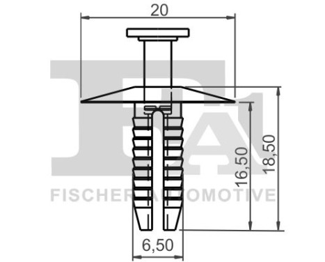Clip, decorative/protective strip