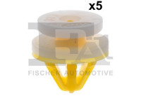 Clip, decorative/protective strip