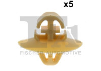 Clip, decorative/protective strip