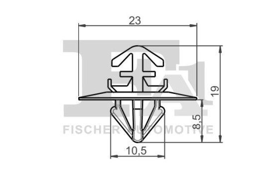 Clip, decorative/protective strip, Image 2