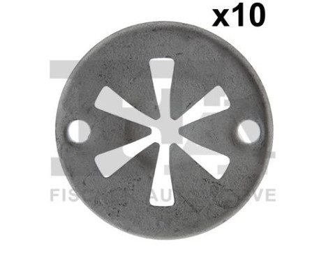 Clip, decorative/protective strip