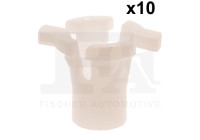 Clip, decorative/protective strip