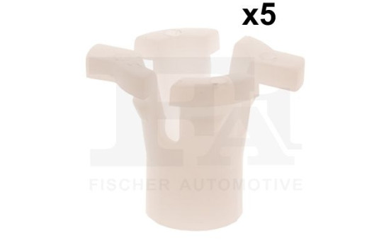 Clip, decorative/protective strip