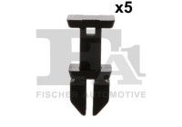 Clip, decorative/protective strip