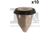 Clip, decorative/protective strip