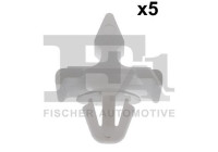 Clip, decorative/protective strip