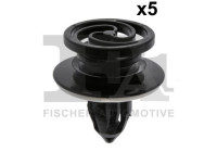Clip, decorative/protective strip