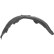 Upholstery, wheel arch
