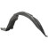 Upholstery, wheel arch