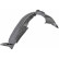 Upholstery, wheel arch