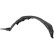Upholstery, wheel arch