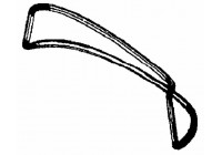 Seal, rear windscreen