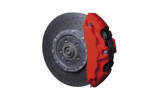 Brake caliper paint Foliatec Racing Rosso matt 7-piece set
