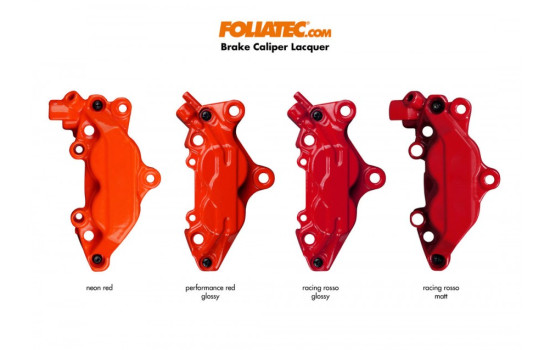 Brake caliper paint Foliatec Racing Rosso matt 7-piece set, Image 4