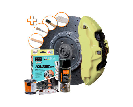 Caliper paint Foliatec Creamy Vanilla Pastel 7-piece set, Image 2