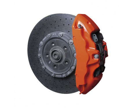 Caliper paint Foliatec Flame Orange 7-piece set