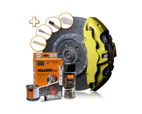 Caliper paint Foliatec Hyper Gold metallic 7-piece set, Image 2