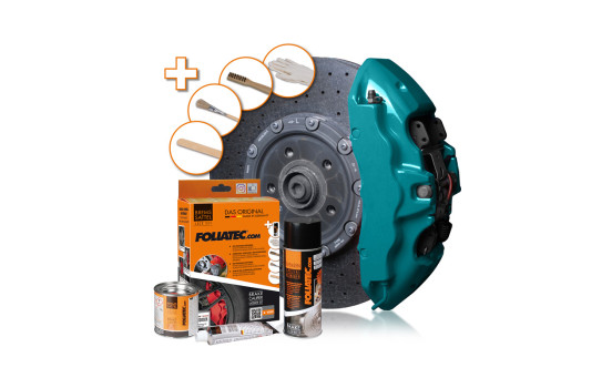 Caliper paint Foliatec Miami Beach Blue 7-piece set, Image 2