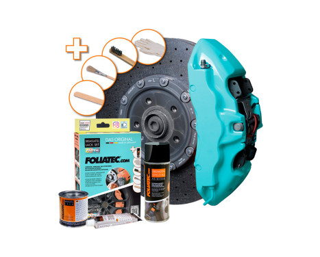 Caliper Paint Foliatec Pepper Mint Pastel 7 Piece Set, Image 2