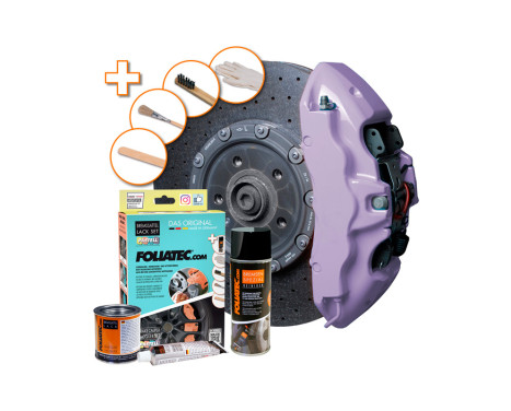 Caliper paint Foliatec Soft Violet Pastel 7-piece set, Image 2