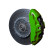 Foliatec Brake Caliper Paint Kit - Performance Green Metallic - 3 Components, Thumbnail 2
