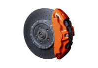 Foliatec Brake Caliper Paint Set - Cosmic Orange Metallic - 3 Components