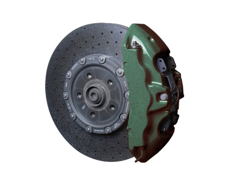 Foliatec Brake Caliper Paint Set - Green Hell Metallic - 3 Components, Image 2