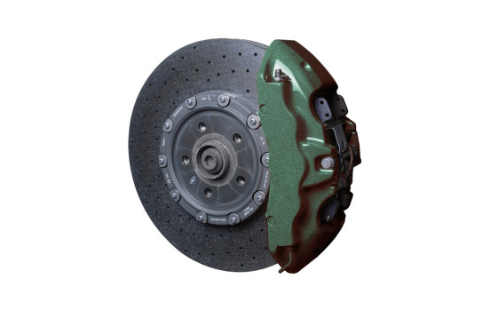 Foliatec Brake Caliper Paint Set - Green Hell Metallic - 3 Components, Image 2