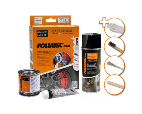 Foliatec Brake Caliper Paint Set - Green Hell Metallic - 3 Components, Image 4