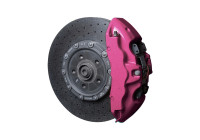 Foliatec Brake caliper paint set hot pink metallic 7-piece set