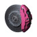 Foliatec Brake caliper paint set hot pink metallic 7-piece set