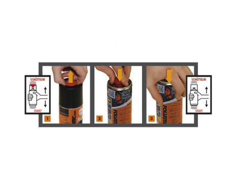 Foliatec Wheel Paint 2C Black Gloss, Image 7