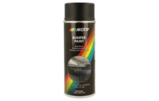Motip 04073 Bumper-structured paint Matt Black