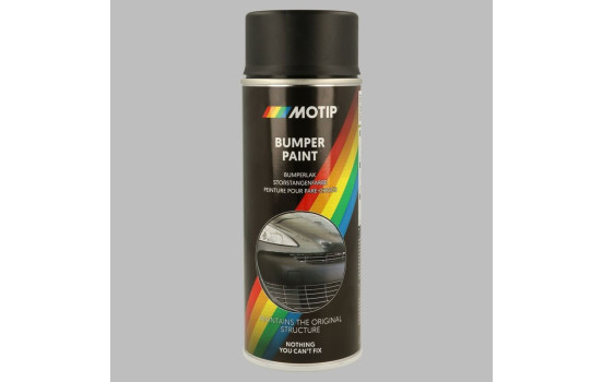 Motip 04073 Bumper-structured paint Matt Black