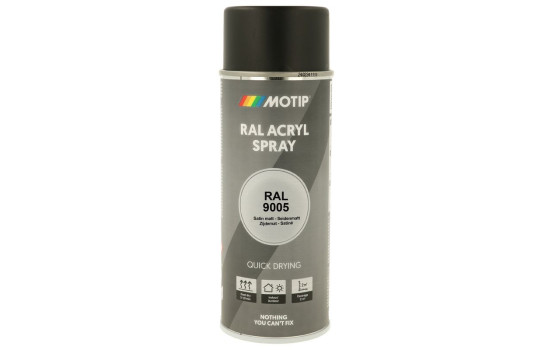 Motip 07164 RAL 9005 Deep Black