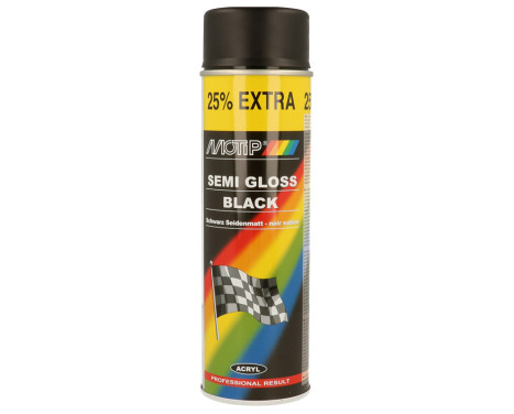 Motip Black Lacquer Satin Gloss 500ml, Image 2