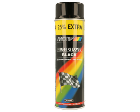 Motip Rallye Lacquer Black high gloss 500ml, Image 2