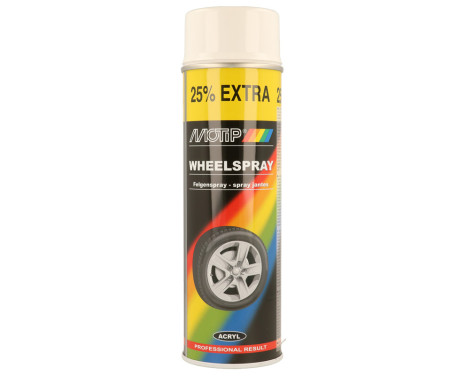 Motip Wheel Paint - White - 500ml, Image 2