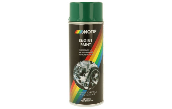 Motip heat resistant engine block paint Penta green 400ml