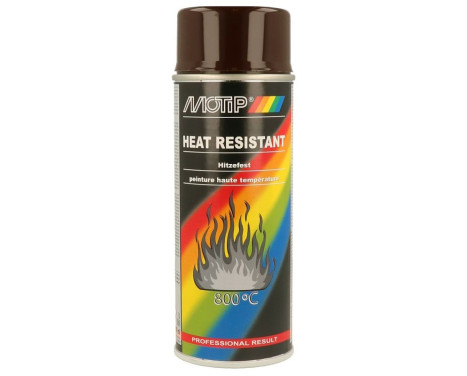 Motip Heat Resistant Lacquer - Brown - 400ml, Image 2