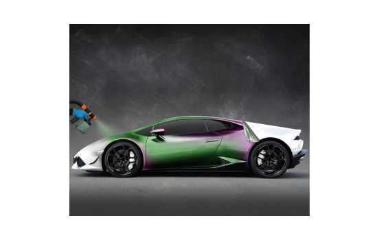 Foliatec Car Body Spray Film (Spray Foil) - magic green (flip flop) metallic mat - 5 liters, Image 3