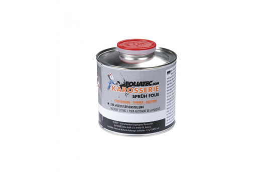 Foliatec Thinner for Car Body Spray Film 1x500ml