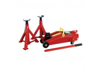 Garage jack 2000kg + axle support set