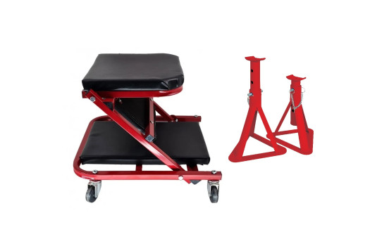 Winparts GO! Garage set Lying cart & Axle supports 3-piece