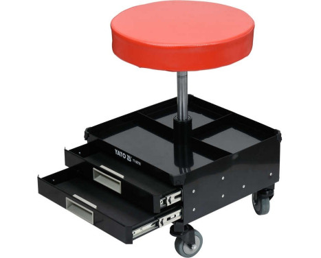 Yato workshop stool with storage drawers, Image 3