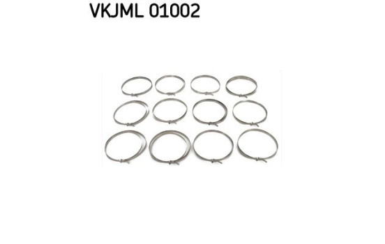 Assortment, clamping clips