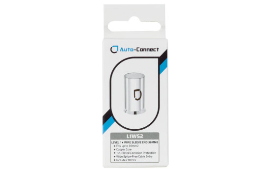Auto-Connect L1 Wire Sleeve End 36mm2/2GA 10pcs, Image 2